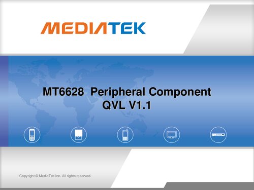 MT6628 Peripheral Component QVL