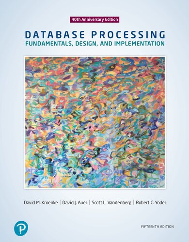 Data Base Processing Fundamentals, Design, and Implementation