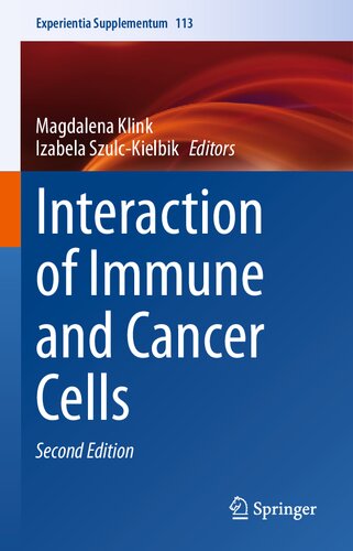 Interaction of immune and cancer cells