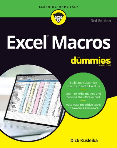 EXCEL MACROS FOR DUMMIES.