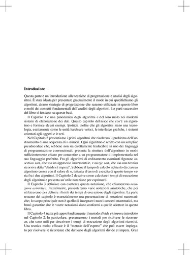 Introduzione agli Algoritmi e Strutture Dati