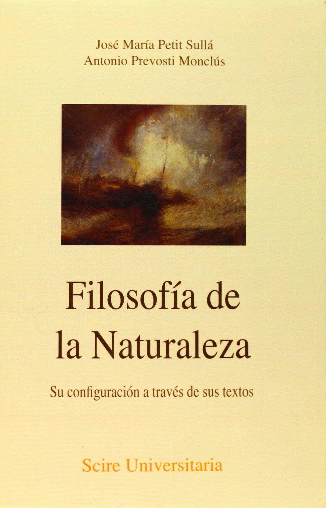 Filosofía de la naturaleza : su configuración a través de sus textos