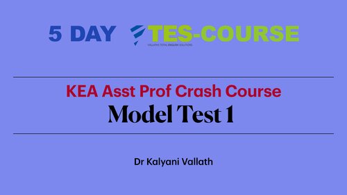 KEA Asst Prof Crash Course (5 Model Tests on English Literature)