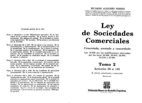 Ley de sociedades comerciales - Tomo 2