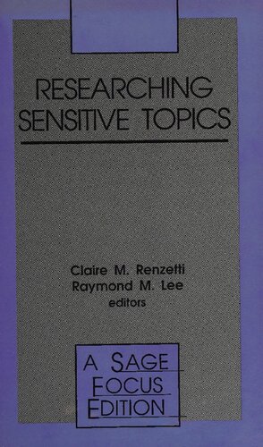 Researching Sensitive Topics