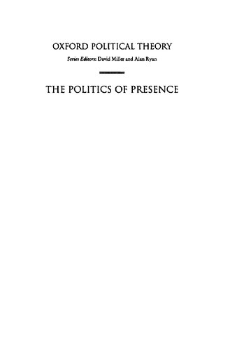 The politics of presence