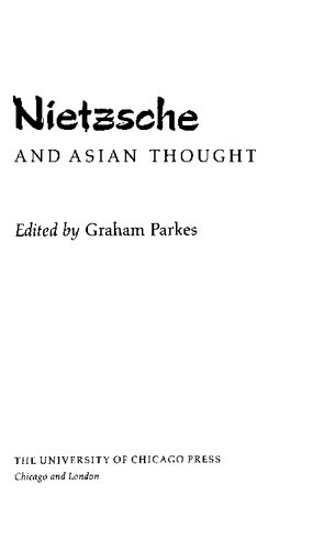Nietzsche and Asian thought