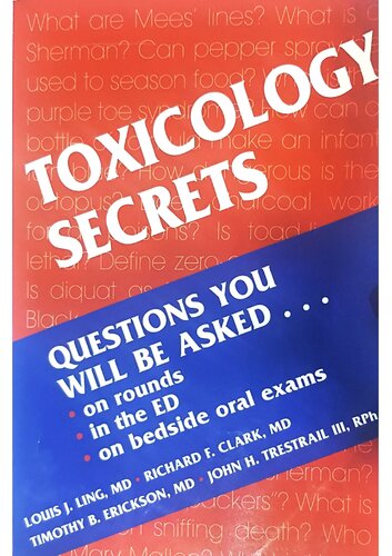 Toxicology secrets part 1