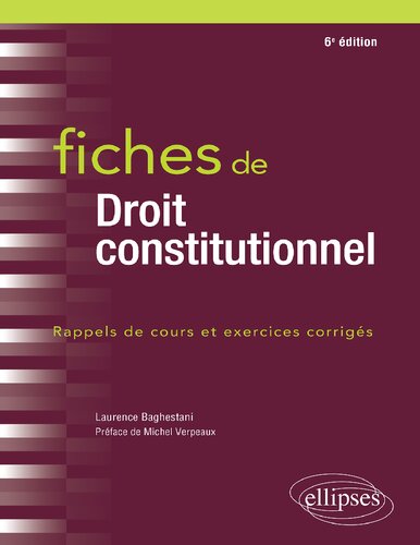 Fiches de droit constitutionnel