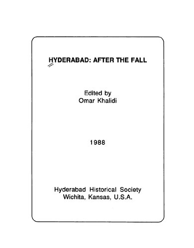 Hyderabad: after the fall