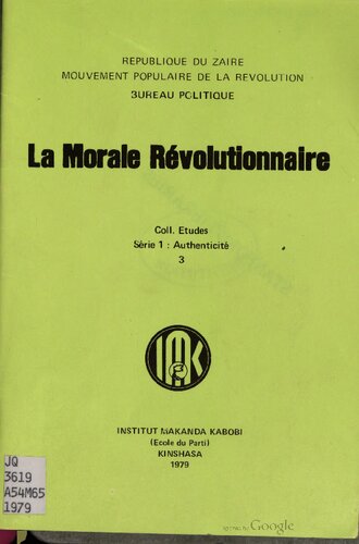 La Morale Révolutionnaire