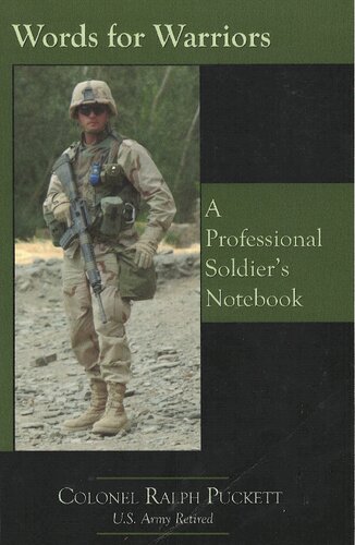 Words For Warriors: A Professional Soldier's Notebook