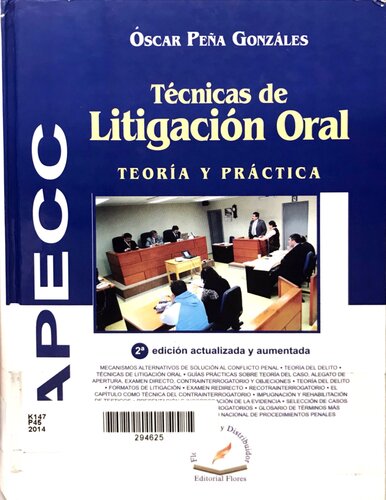 Técnicas de litigación oral : teoría y práctica