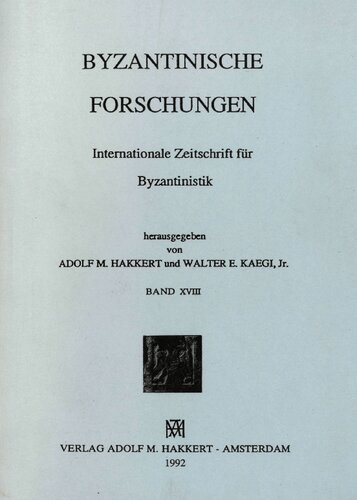 Byzantinische Forschungen