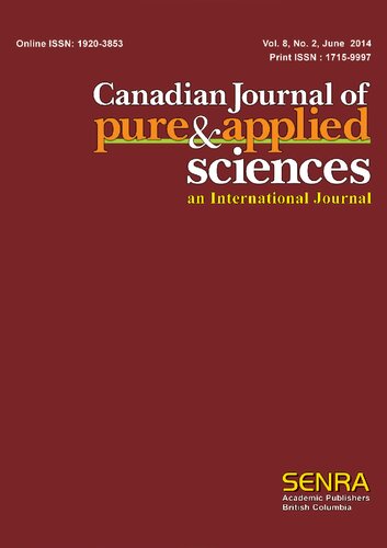 Canadian Journal of Pure And Applied Sciences