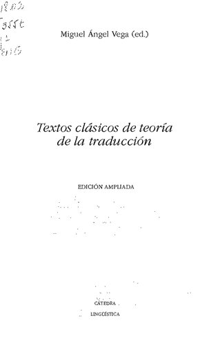 Textos clásicos de teoría de la traducción