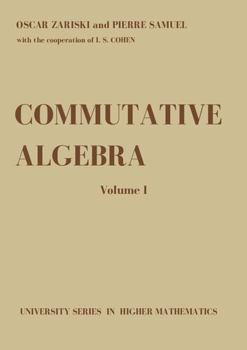 Commutative Algebra
