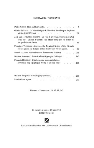 Analecta Bollandiana