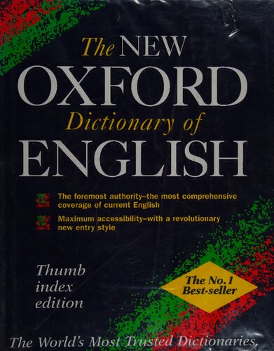 The new Oxford dictionary of English