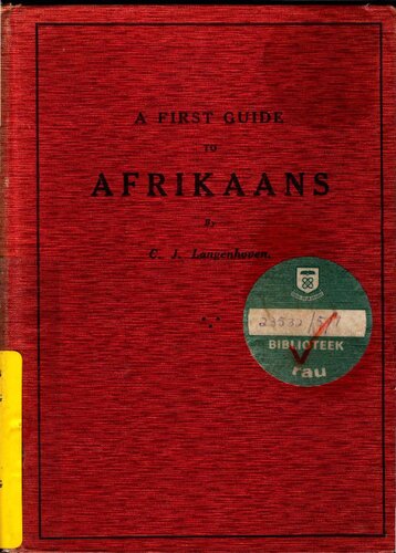 A first guide to Afrikaans