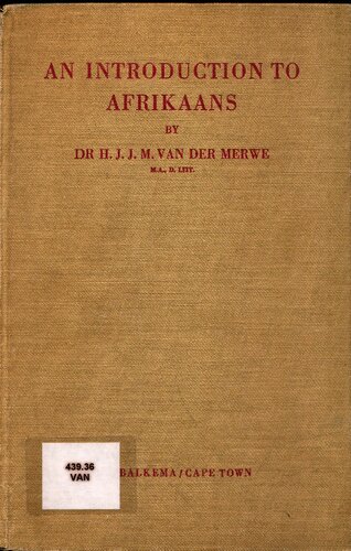 An introduction to Afrikaans