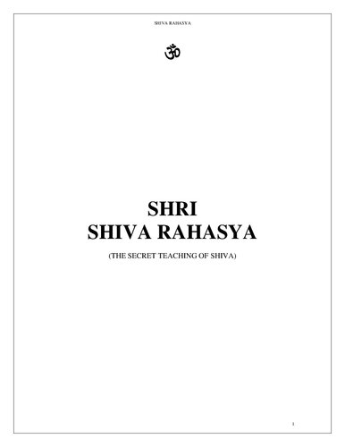 Shiva-Rahasya Purana