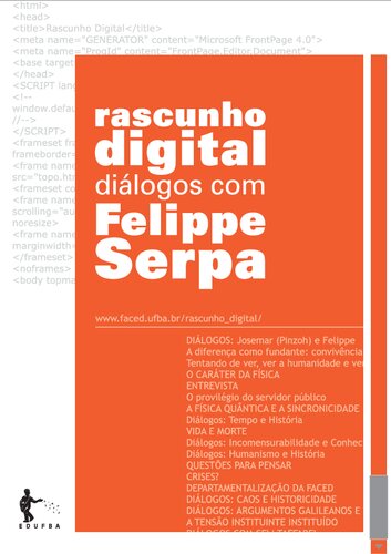 Rascunho digital: diálogos com Felippe Serpa