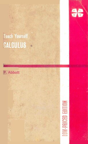 Teach Yourself Calculus