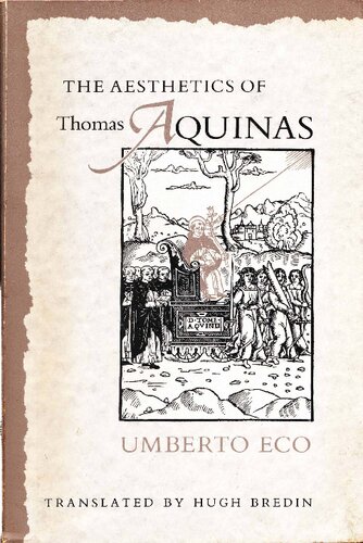 The Aesthetics of Thomas Aquinas
