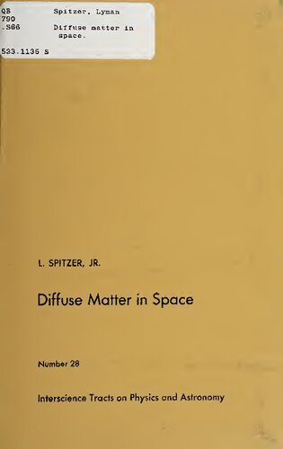 Diffuse Matter in Space