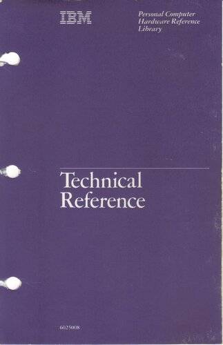 IBM PC Technical Reference Manual