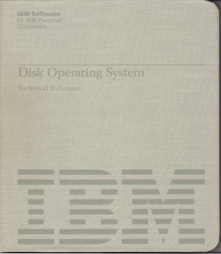 IBM Disk Operating System Technical Reference