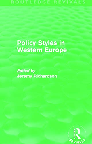 Policy Styles in Western Europe