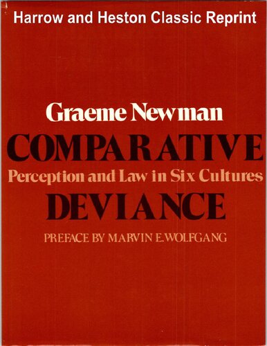 Comparative Deviance: Perception and Law in Six Cultures