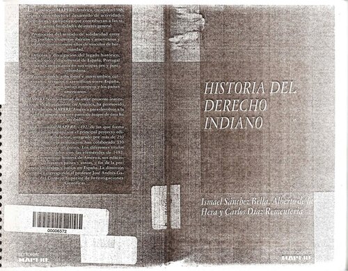 Historia del Derecho Indiano