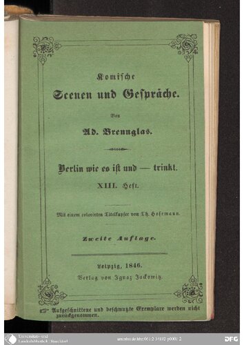 Komische Scenen und Gespräche