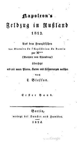 Napoleons Feldzug in Rußland 1812