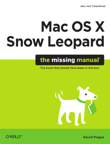 Mac OS X Snow Leopard: The Missing Manual