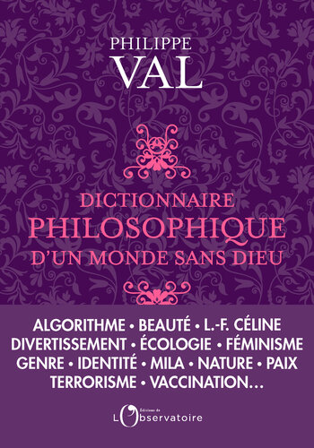 Dictionnaire philosophique d’un monde sans Dieu