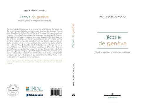 L'école de Genève. Histoire, geste et imagination critiques