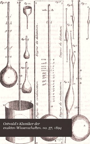 Abhandlungen über Thermometrie vo Fahrenheit, Réaumur, Celsius (1724, 1730-1733, 1742)