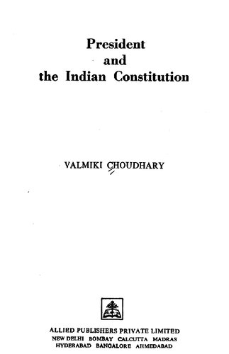 President and the Indian Constitution