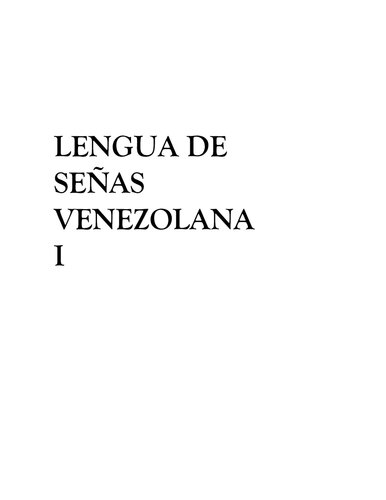 Lengua de Señas Venezolanas