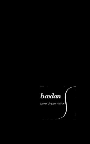 Baedan 1: Journal of Queer Nihilism