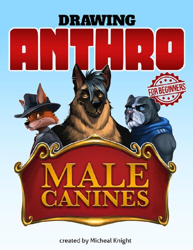 drawing anthro male canine