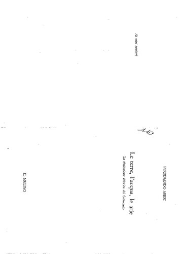 Le terre, l'acqua, le arie. La rivoluzione chimica del Settecento