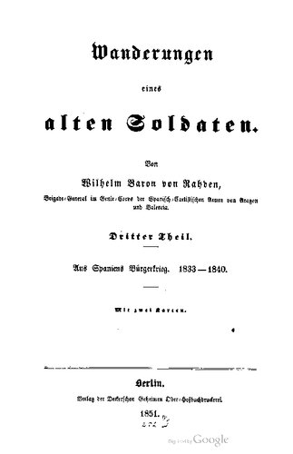 Wanderungen eines alten Soldaten