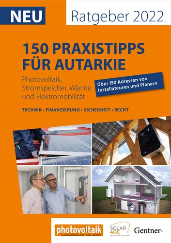 photovoltaik ratgeber 2022 – 150-tipps-fuer-autarkie