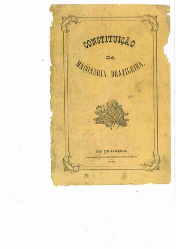 Constituição da Maçonaria Brasileira 1873