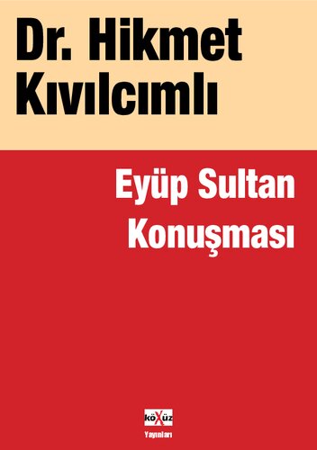 Eyüp Sultan Konuşması